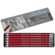 Graphite pencils "Cleos" fine arts case 6p - CRETACOLOR