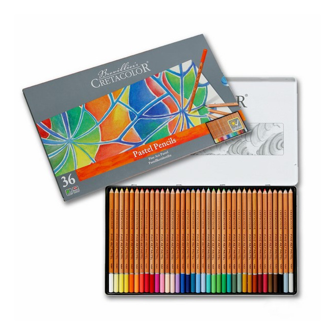 Boîte métal crayons pastel - CRETACOLOR Boîte métal crayons pastel - CRETACOLOR