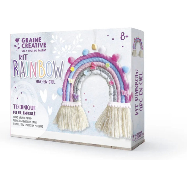 Rainbow macramé kit - Graine créative