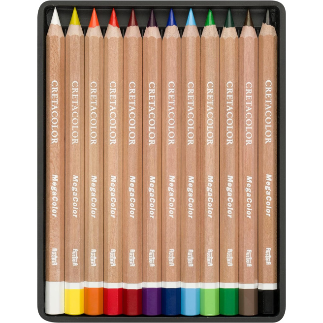 Crayons de couleurs Megacolor - CRETACOLOR