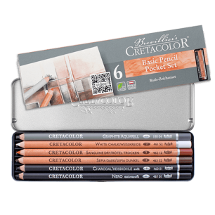 Basisassortiment voor tekenen 6 stuks - CRETACOLOR