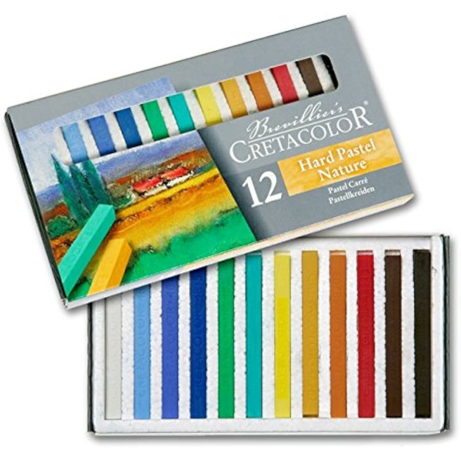 Set de 12 pastels carré - CRETACOLOR Set de 12 pastels carré - CRETACOLOR