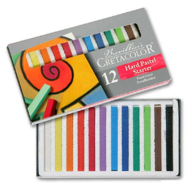 Set de 12 pastels carré - CRETACOLOR Set de 12 pastels carré - CRETACOLOR