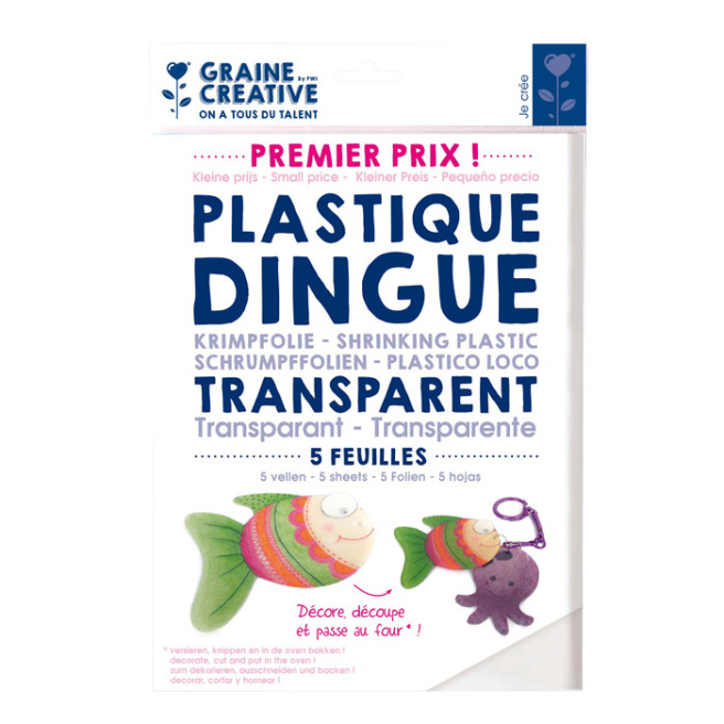 Plastique dingue 5 feuilles -Graine Créative