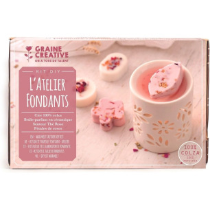 Kit DIY Graine Créative L'Atelier Velas de flores en fondant Kit DIY Graine Créative L'Atelier Velas de flores en fondant
