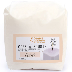 Cire bougie moulage 100% colza - Graine créative Cire bougie moulage 100% colza - Graine créative