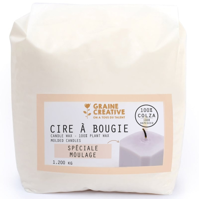 Cire bougie moulage 100% colza - Graine créative Cire bougie moulage 100% colza - Graine créative