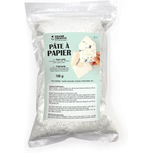 SACHET PATE A PAPIER 100 gr - Graine creative