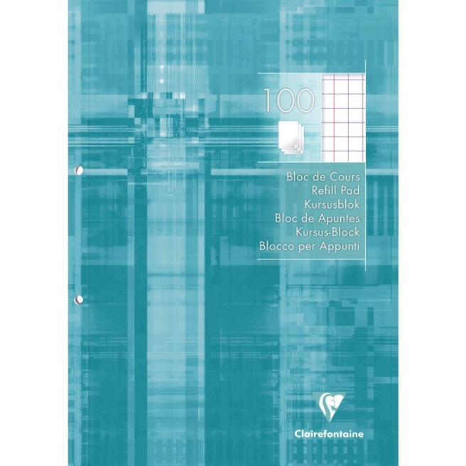 Bloc cours 100 feuilles - Clairefontaine Bloc cours 100 feuilles - Clairefontaine