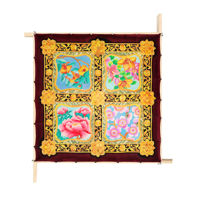 Pré-sertis IDEENGUTTA - Pongé 9 - 90x90cm Pré-sertis IDEENGUTTA - Pongé 9 - 90x90cm