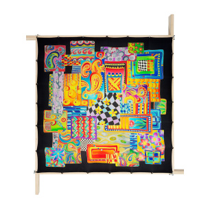 Pré-sertis IDEENGUTTA - Pongé 9 - 90x90cm Pré-sertis IDEENGUTTA - Pongé 9 - 90x90cm