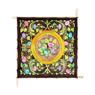 Pré-sertis IDEENGUTTA - Pongé 9 - 90x90cm Pré-sertis IDEENGUTTA - Pongé 9 - 90x90cm