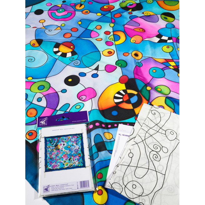 Pré-sertis IDEENGUTTA - Pongé 9 - 90x90cm Pré-sertis IDEENGUTTA - Pongé 9 - 90x90cm