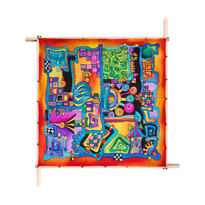 Pré-sertis IDEENGUTTA - Pongé 9 - 90x90cm Pré-sertis IDEENGUTTA - Pongé 9 - 90x90cm