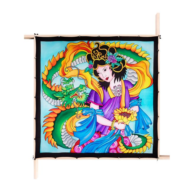 Pré-sertis IDEENGUTTA - Pongé 9 - 90x90cm Pré-sertis IDEENGUTTA - Pongé 9 - 90x90cm