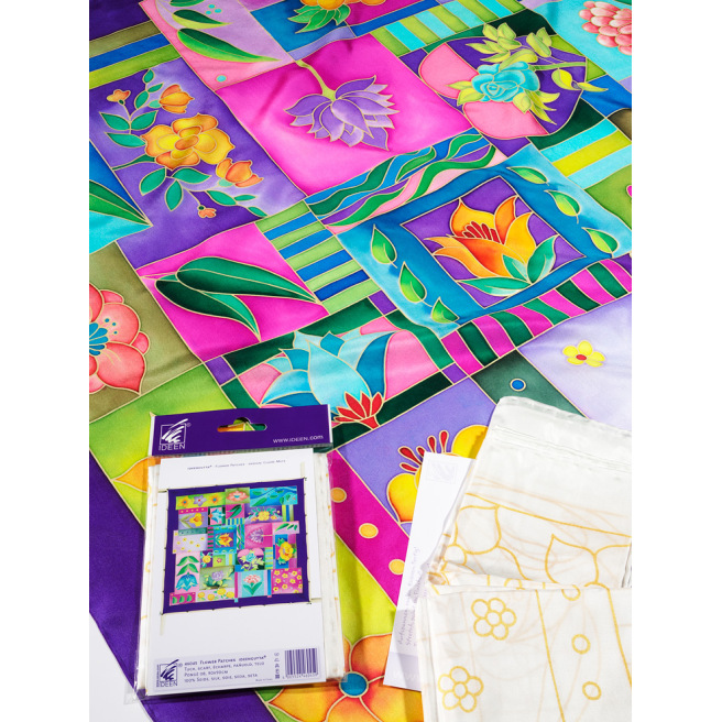 Pré-sertis IDEENGUTTA - Pongé 9 - 90x90cm Pré-sertis IDEENGUTTA - Pongé 9 - 90x90cm