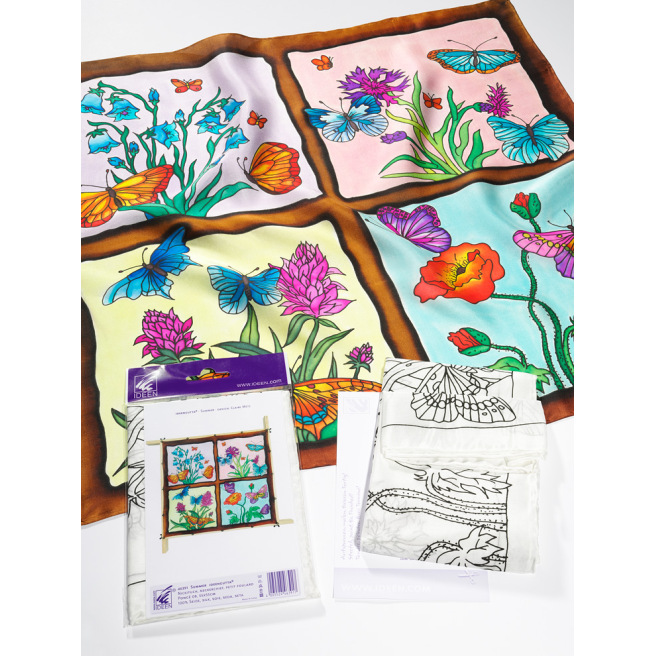 Pré-sertis IDEENGUTTA - Pongé 9 - 55X 55 cm Pré-sertis IDEENGUTTA - Pongé 9 - 55X 55 cm