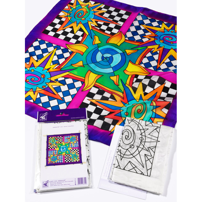 Pré-sertis IDEENGUTTA - Pongé 9 - 55X 55 cm Pré-sertis IDEENGUTTA - Pongé 9 - 55X 55 cm