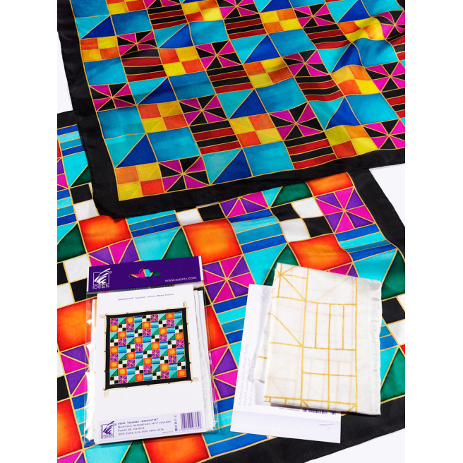 Pré-sertis IDEENGUTTA - Pongé 9 - 55X 55 cm Pré-sertis IDEENGUTTA - Pongé 9 - 55X 55 cm