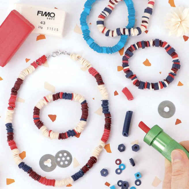 Heishi Beads Workshop Kit - Graine Créative Heishi Beads Workshop Kit - Graine Créative