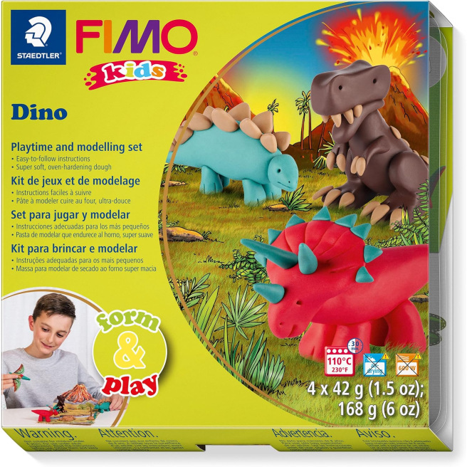 Kit de juego de arcilla de modelar Fimo Kids Form & Play