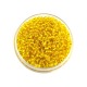 Perle de rocaille jaune brillant