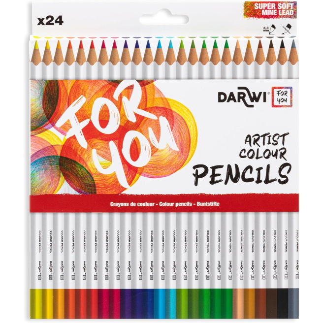 Boîte de crayons de couleur - Darwi For You