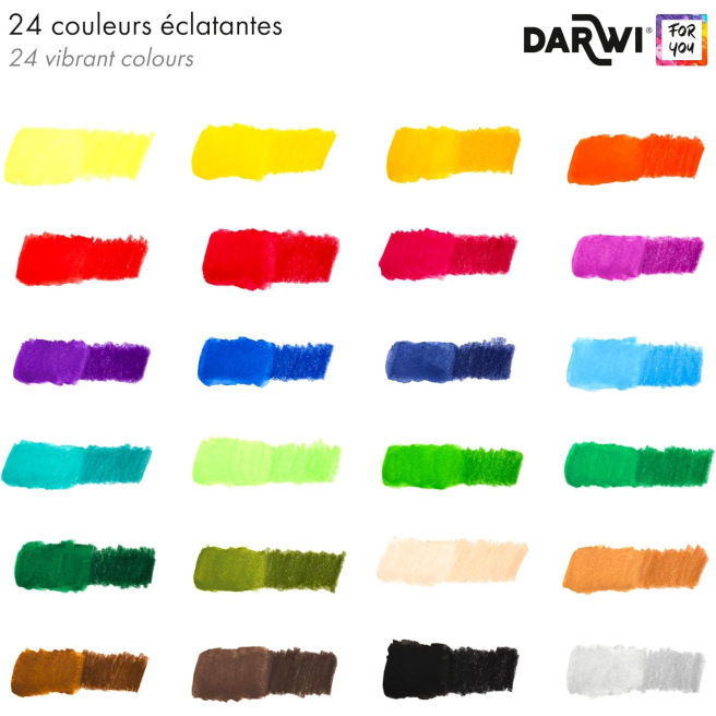 Boîte de crayons de couleur - Darwi For You