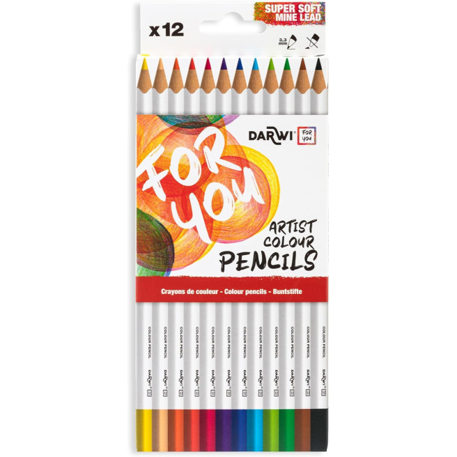 Boîte de crayons de couleur - Darwi For You