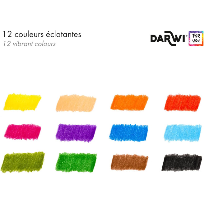 Boîte de crayons de couleur - Darwi For You