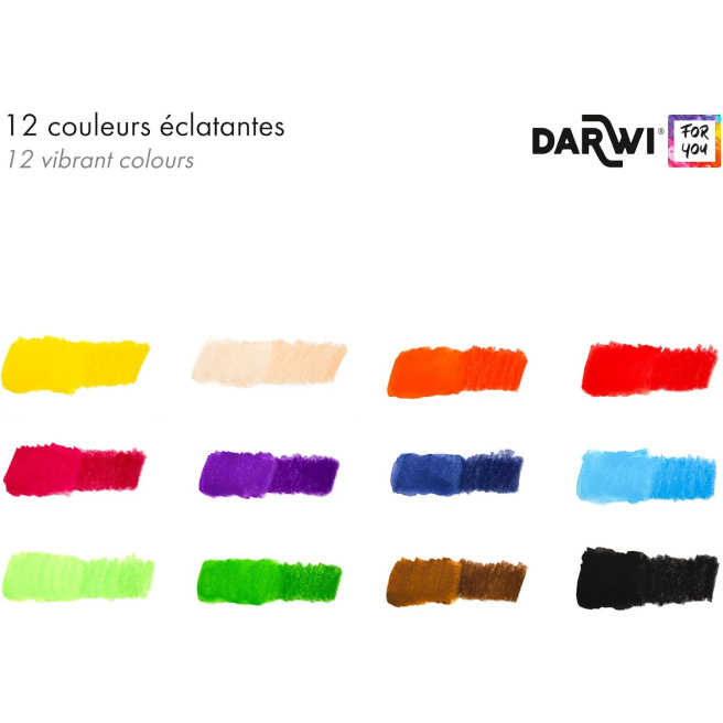 Boîte de crayons de couleur - Darwi For You