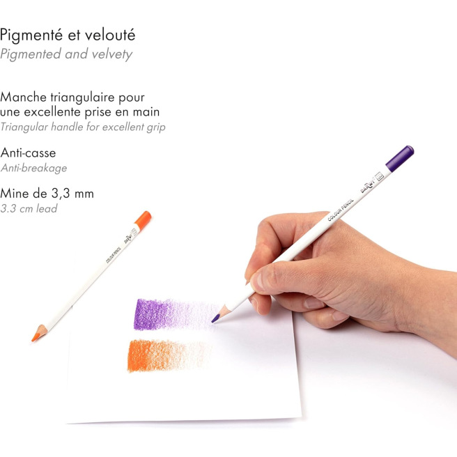 Boîte de crayons de couleur - Darwi For You