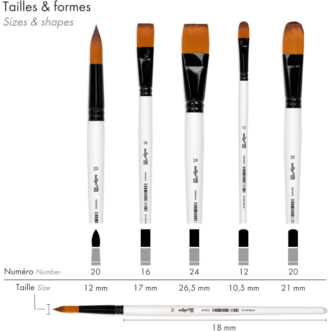 Acrylpenselen - Darwi voor jou Acrylpenselen - Darwi voor jou