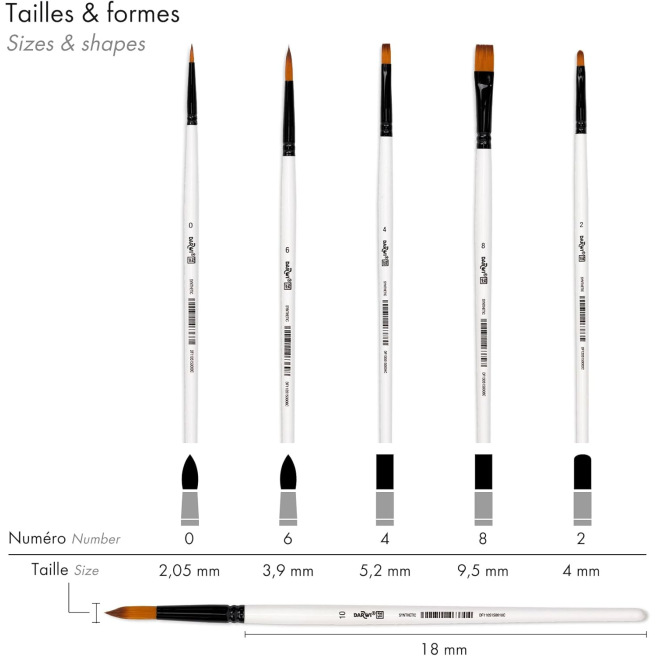 Acrylic Brushes - Darwi for You Acrylic Brushes - Darwi for You