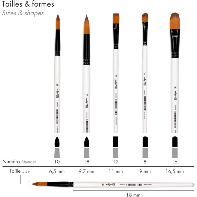 Acrylpenselen - Darwi voor jou Acrylpenselen - Darwi voor jou