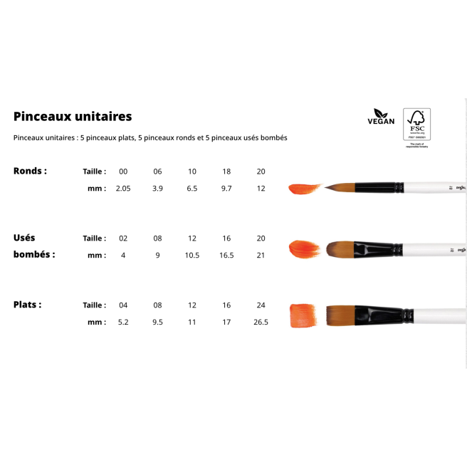 Pinceles acrílicos - Darwi para ti Pinceles acrílicos - Darwi para ti