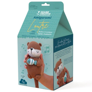 Kit amigurumi loutre musicale - Graine créative