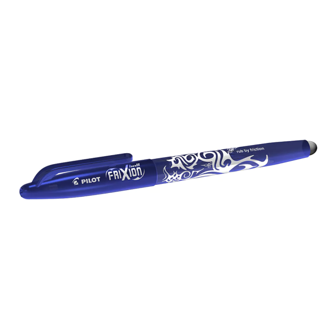 PILOT FRIXION ROLLER GEL BLEU