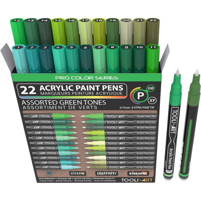 Tooli-art - marqueurs acrylique -  assortiments