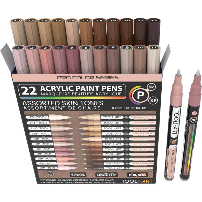 Tooli-art - marqueurs acrylique -  assortiments