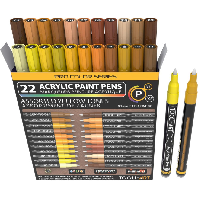Tooli-art - marqueurs acrylique -  assortiments