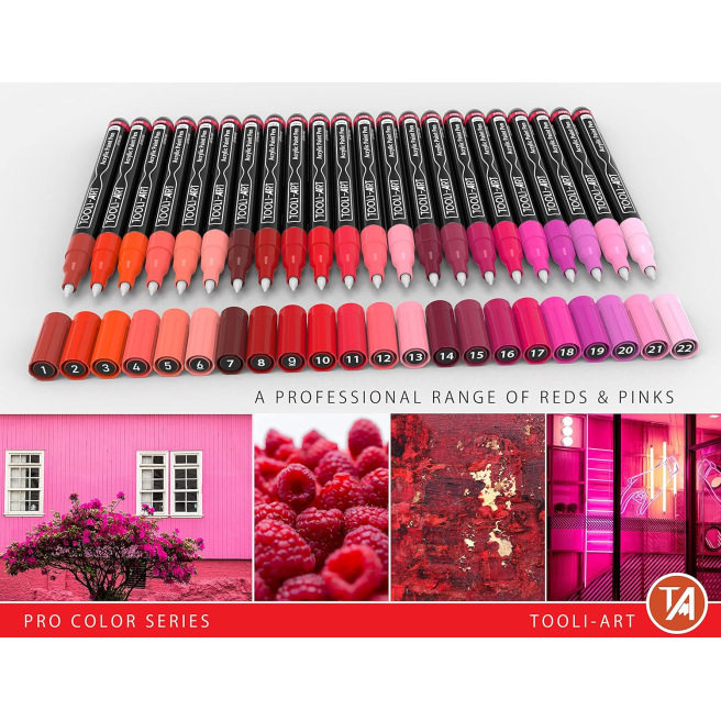 Tooli-art - marqueurs acrylique -  assortiments