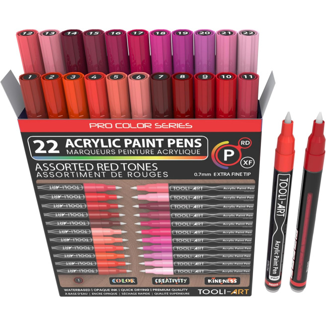 Tooli-art - marqueurs acrylique -  assortiments