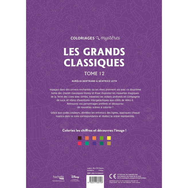 Coloriages mystères - Hachette