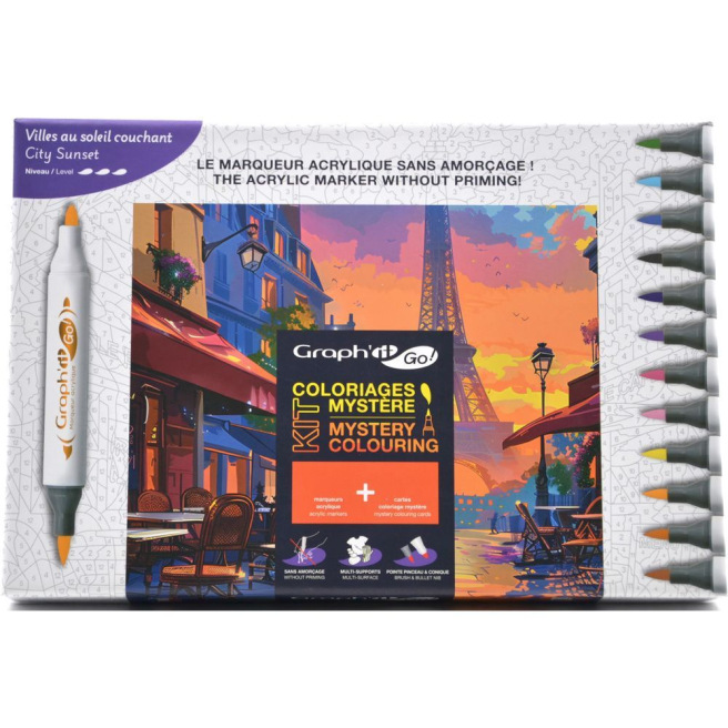 Kit coloriage mystère Graph'it Go Kit coloriage mystère Graph'it Go