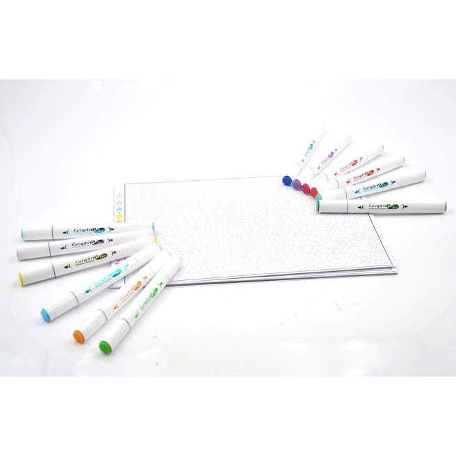 Kit coloriage mystère Graph'it Go Kit coloriage mystère Graph'it Go