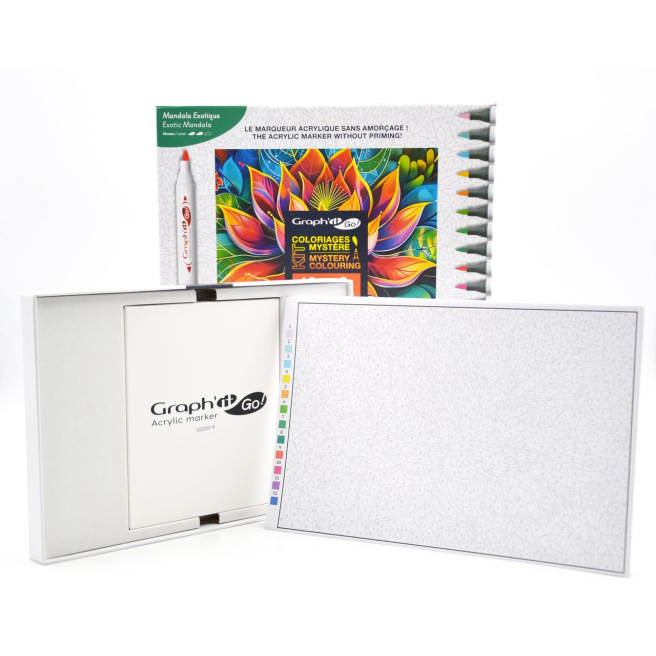 Kit coloriage mystère Graph'it Go Kit coloriage mystère Graph'it Go