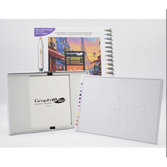 Kit coloriage mystère Graph'it Go Kit coloriage mystère Graph'it Go