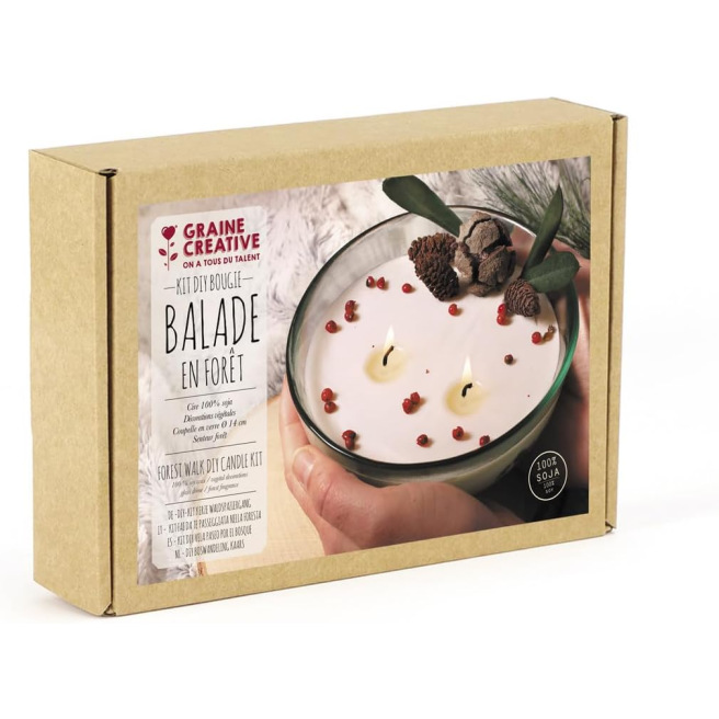Kit DIY bougie - Balade en forêt
