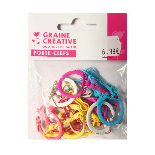 Porte-clefs mousqueton - Graine Créative